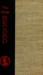 The record of the class of 1936_cover