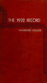 The record of the class of 1932_cover