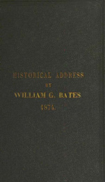 An address, delivered in the new court house, in Springfield, Hampden County, Massachusetts, at the dedication of the same, April 28, 1874 : containing sketches of the early history of the old county of Hampshire and the county of Hampden, and of the memb_cover