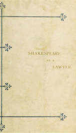 Shakespeare as a lawyer_cover