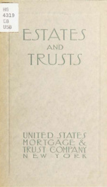 The administration of estates and trusts_cover