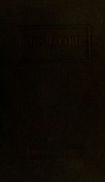 The record of the class of 1926_cover