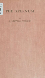 The human sternum. Three lectures delivered at the Royal college of surgeons, England, November, 1903_cover