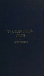 The Ileo-cæcal valve_cover