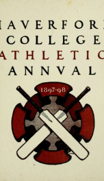 Haverford College Athletic Annual 1897-98_cover