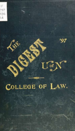 The digest : College of law, University of Nebraska, class of '97_cover