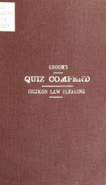 A quiz compend of the principles of common law pleading : based upon Stephen on pleading_cover