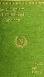 The birthplace and childhood of Napoleon_cover