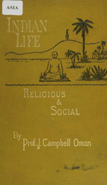 Indian life; religious and social_cover