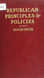 Republican principles and policies : a brief history of the Republican national party_cover