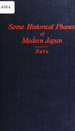 Some historical phases of modern Japan_cover