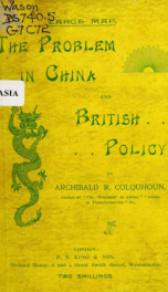 The problem in China and British policy_cover
