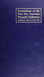 Proceedings of the First Pan American Financial Conference_cover