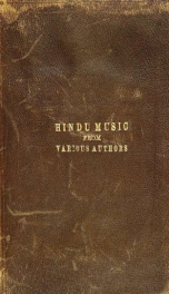 Hindu music from various authors_cover