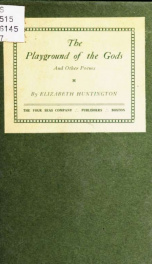 The playground of the gods, and other poems_cover