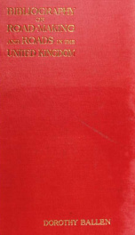 Bibliography of road-making and roads in the United Kingdom_cover