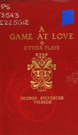 A game at love, and other plays_cover