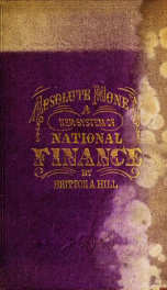Absolute money: a new system of national finance, under a co-operative government_cover