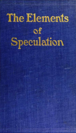 The elements of speculation_cover