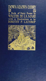 Down-adown-derry; a book of fairy poems_cover