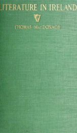 Literature in Ireland; studies Irish and Anglo-Irish_cover