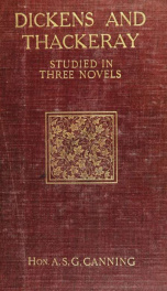Dickens & Thackeray studied in three novels_cover