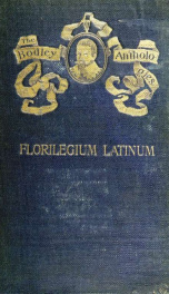 Florilegium latinum; translations into Latin verse_cover