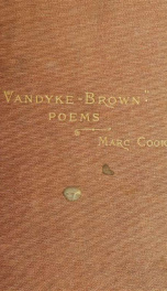 "Vandyke-Brown" poems_cover