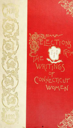 Selections from the writings of Connecticut women_cover