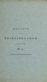 Magazijn van tuin-sieraaden, of, Verzameling van modellen van aanleg en sieraad, voor groote en kleine lust-hoven, voorn amelijk van dezulke die, met weinig kosten, te maaken zijn 17_cover