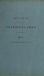 Magazijn van tuin-sieraaden, of, Verzameling van modellen van aanleg en sieraad, voor groote en kleine lust-hoven, voorn amelijk van dezulke die, met weinig kosten, te maaken zijn 6_cover