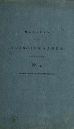 Magazijn van tuin-sieraaden, of, Verzameling van modellen van aanleg en sieraad, voor groote en kleine lust-hoven, voorn amelijk van dezulke die, met weinig kosten, te maaken zijn 4_cover