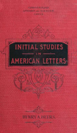 Initial studies in American letters_cover