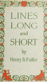 Lines long and short, biographical sketches in various rhythms_cover