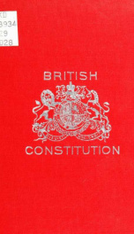 The British constitution_cover