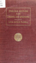 English diction for singers and speakers_cover