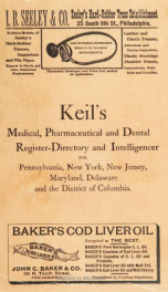 The medical, pharmaceutical and dental register-directory and intelligencer ... for Pennsylvania, New York, New Jersey, Maryland, Delaware and the District of Columbia_cover