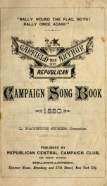 Garfield and Arthur Republican campaign song book 1880 yr.1880_cover