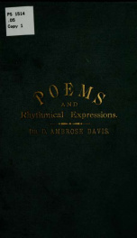 Poems and rhythmical expressions_cover