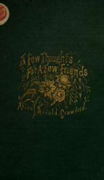 A few thoughts for a few friends_cover