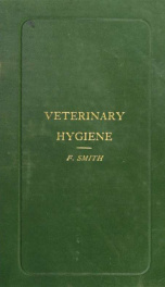 A manual of veterinary hygiene_cover