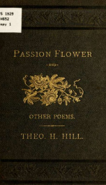 Passion flower, and other poems_cover