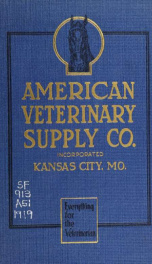 Catalogue ... Veterinary instruments .._cover