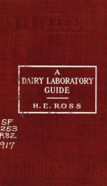 A dairy laboratory guide_cover