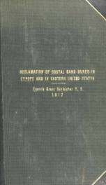 Reclamation of coastal sand dunes in Europe and in Eastern United States_cover