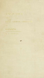 Inquiry into fruit growing conditions in the Dominion of Canada, being the conclusion reached after a personal investigation under the auspices of the Dept. of Agriculture_cover