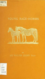 Young race-horses; fresh pastures for rearing_cover