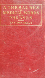 A thesaurus of medical words and phrases_cover