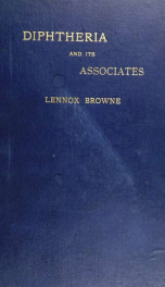 Diphtheria and its associates_cover