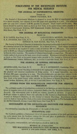 The pathology of the pneumonia in the United States army camps during the winter of 1917-18_cover